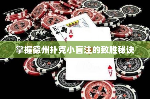掌握德州撲克小盲注的致勝秘訣