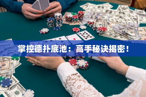 掌控德撲底池：高手秘訣揭密！
