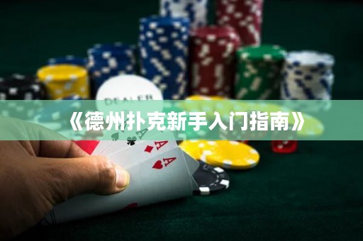 《德州撲克新手入門指南》
