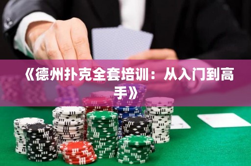 《德州撲克全套培訓：從入門到高手》