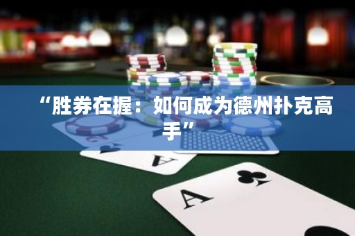 “勝券在握：如何成為德州撲克高手”