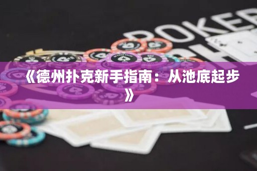 《德州撲克新手指南：從池底起步》