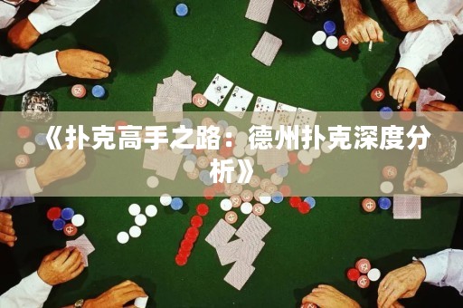 《撲克高手之路：德州撲克深度分析》