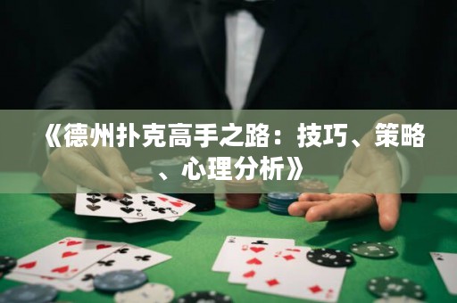 《德州撲克高手之路：技巧、策略、心理分析》