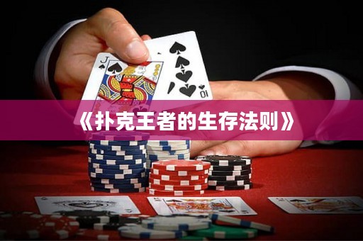 《撲克王者的生存法則》