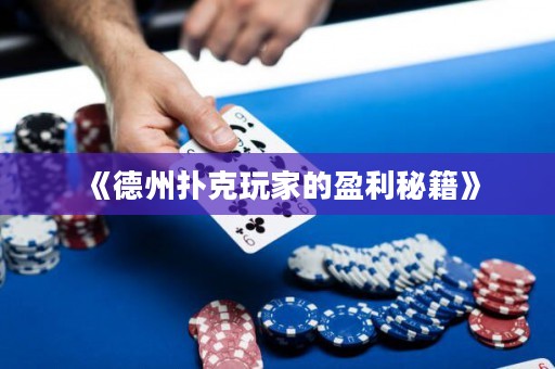 《德州撲克玩家的盈利秘籍》